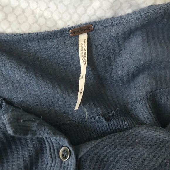 long sleeve free people shirt, size m - Picture 2 of 2